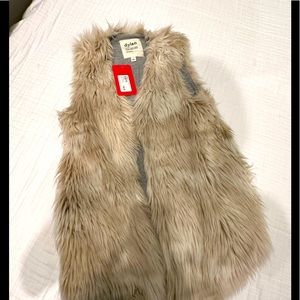Italian faux fur vest